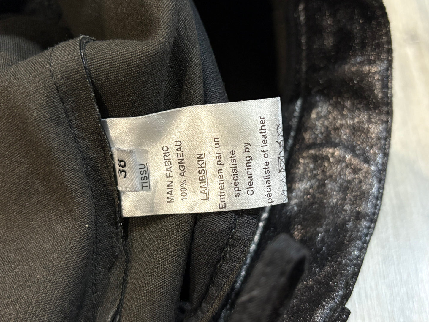 Balmain SS11 Waxed Lambskin Multi-Zip Pants