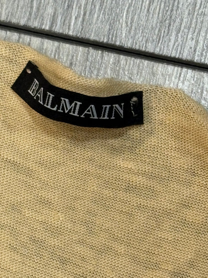 Balmain SS11 Burnt American Flag Tank Top