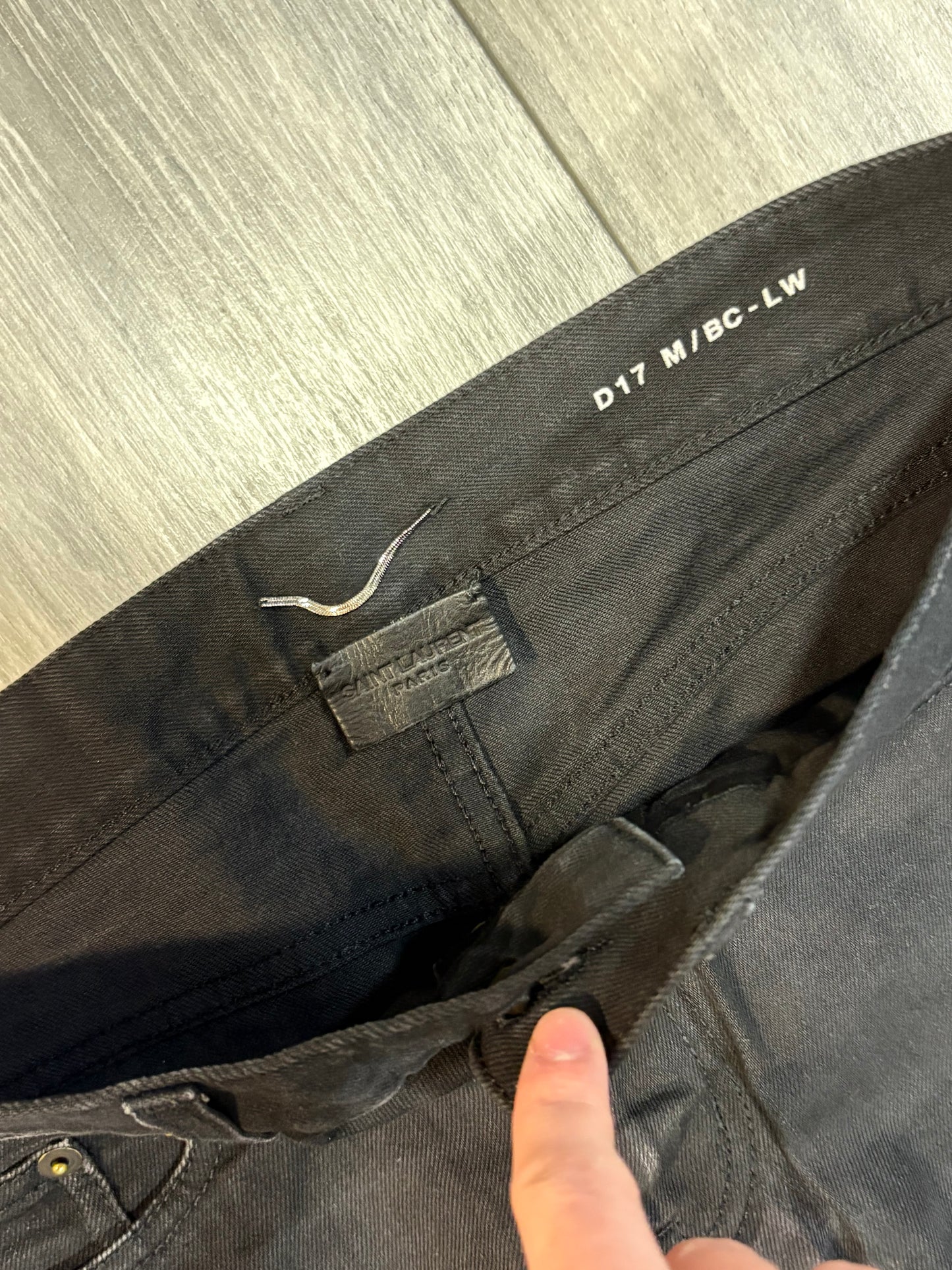 Saint Laurent Paris FW18 D17 Bootcut Denim