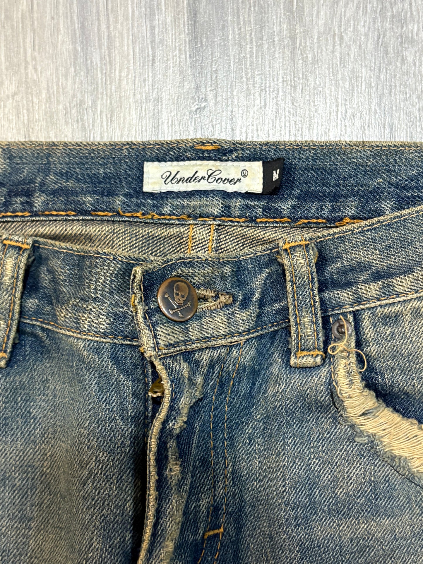 Undercover AW04 Red Yarn Denim