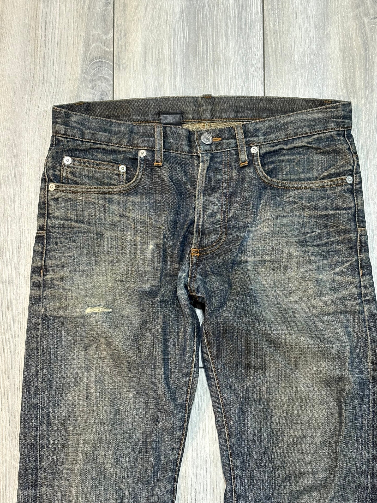 Dior Homme SS08 Mudwash Honeycomb Denim