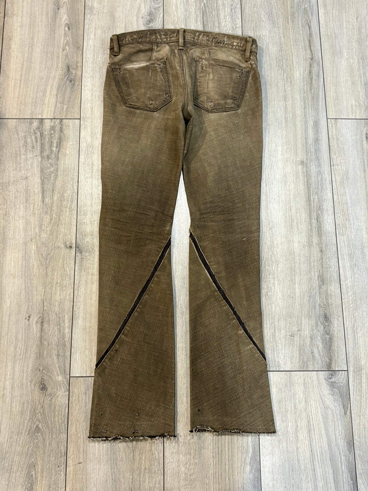 Rick Owen’s FW07 Exploder Dust Spiral Denim