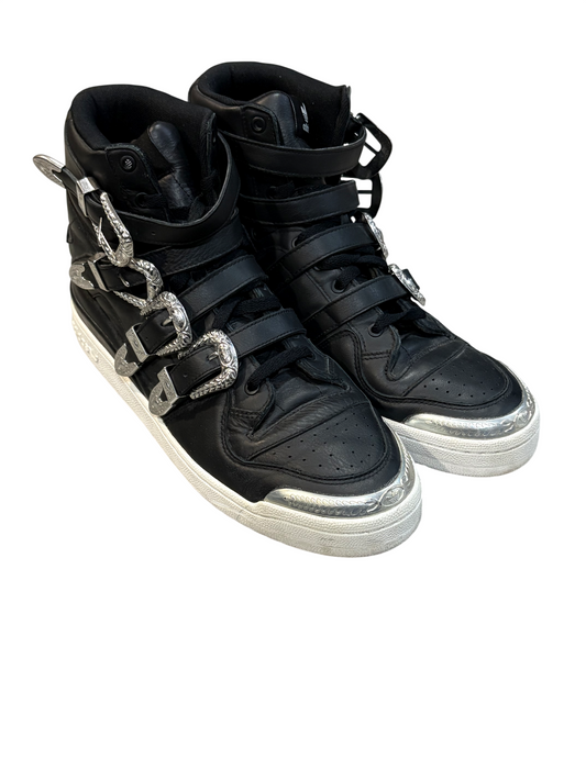 Jermey Scott X Adidas JS Forum Silver Buckle Hi Tops