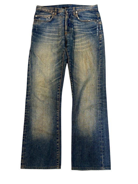 Dior Homme AW05 Rust Zipper Bootcut Denim