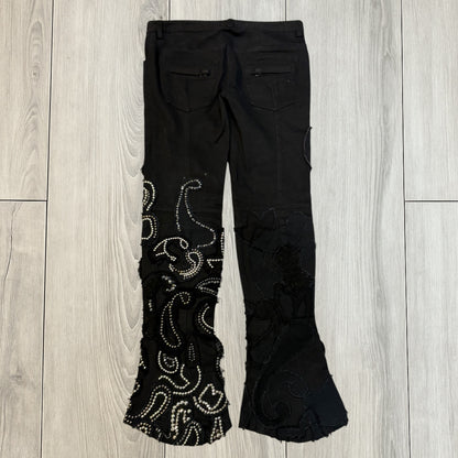 Balmain SS09 Ankh Studded Flares