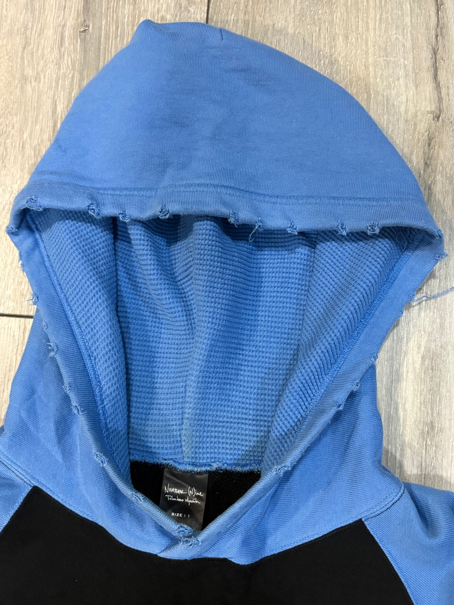 Number (N)ine AW05 Blue Fender Hoodie
