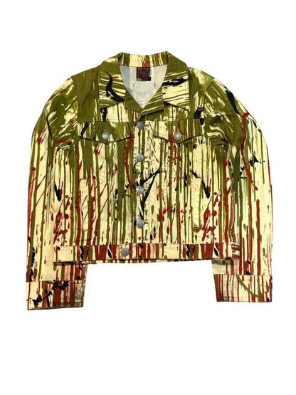 Jean Paul Gaultier AW98 Blood Drip Trucker Jacket
