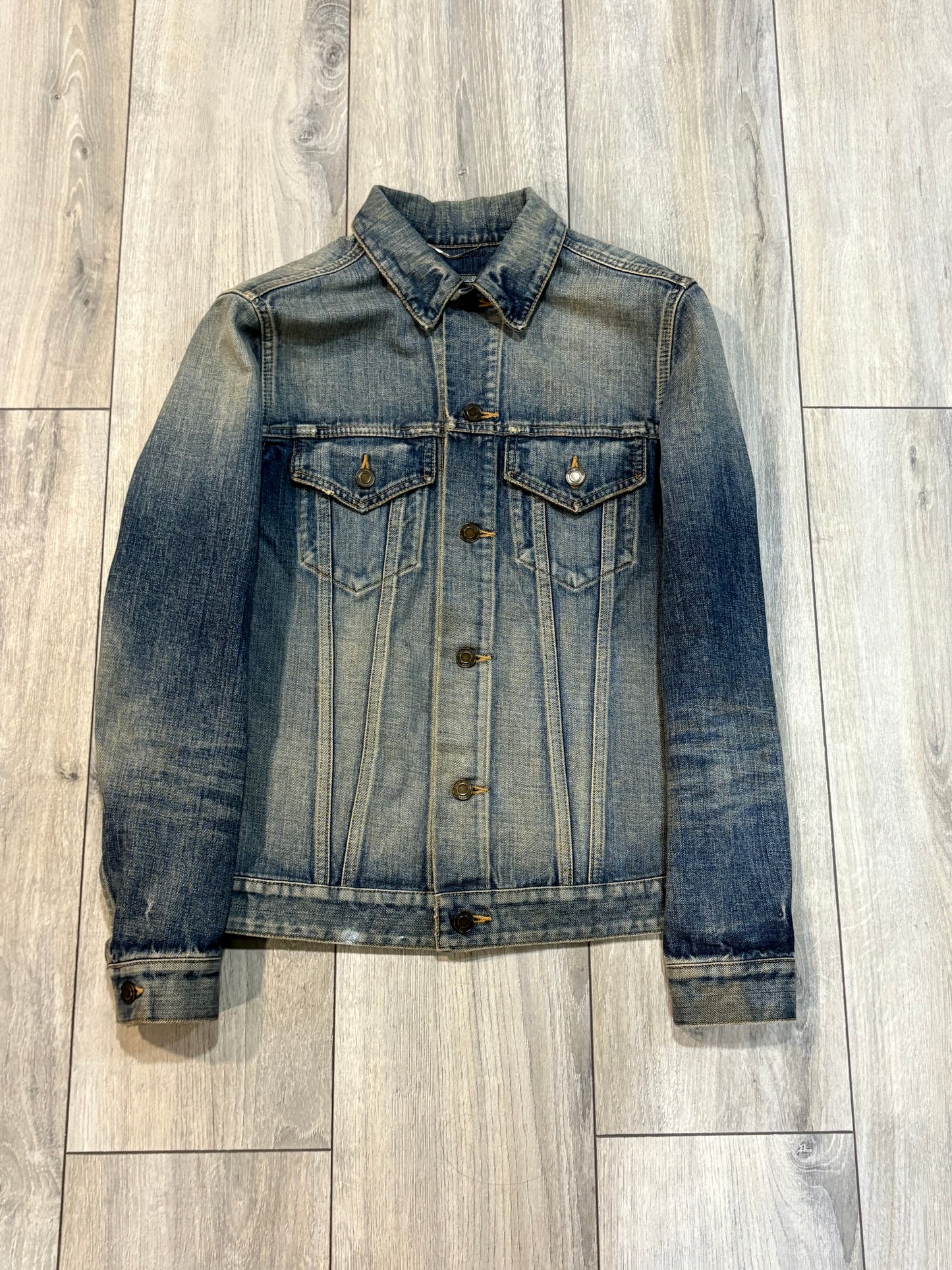 Saint Laurent Paris SS17 Sweet Dreams Denim Jacket