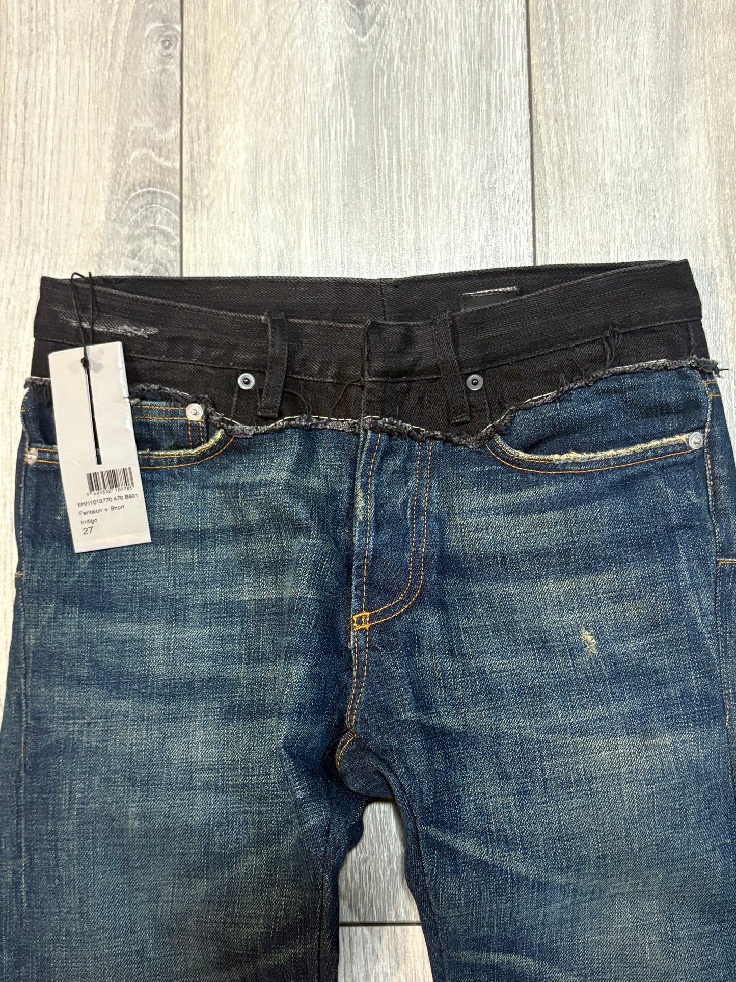 Dior Homme AW06 Blue Cummerbunds