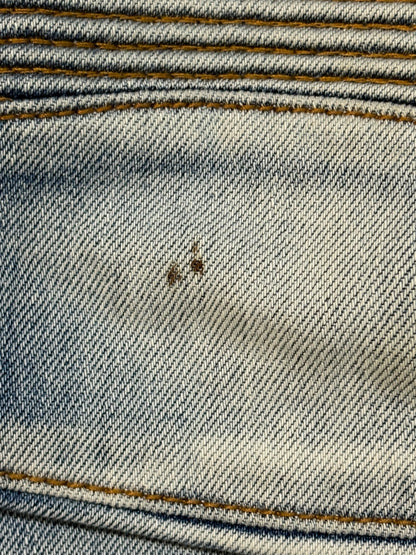 Balmain SS11 Eagle Coin Biker Denim