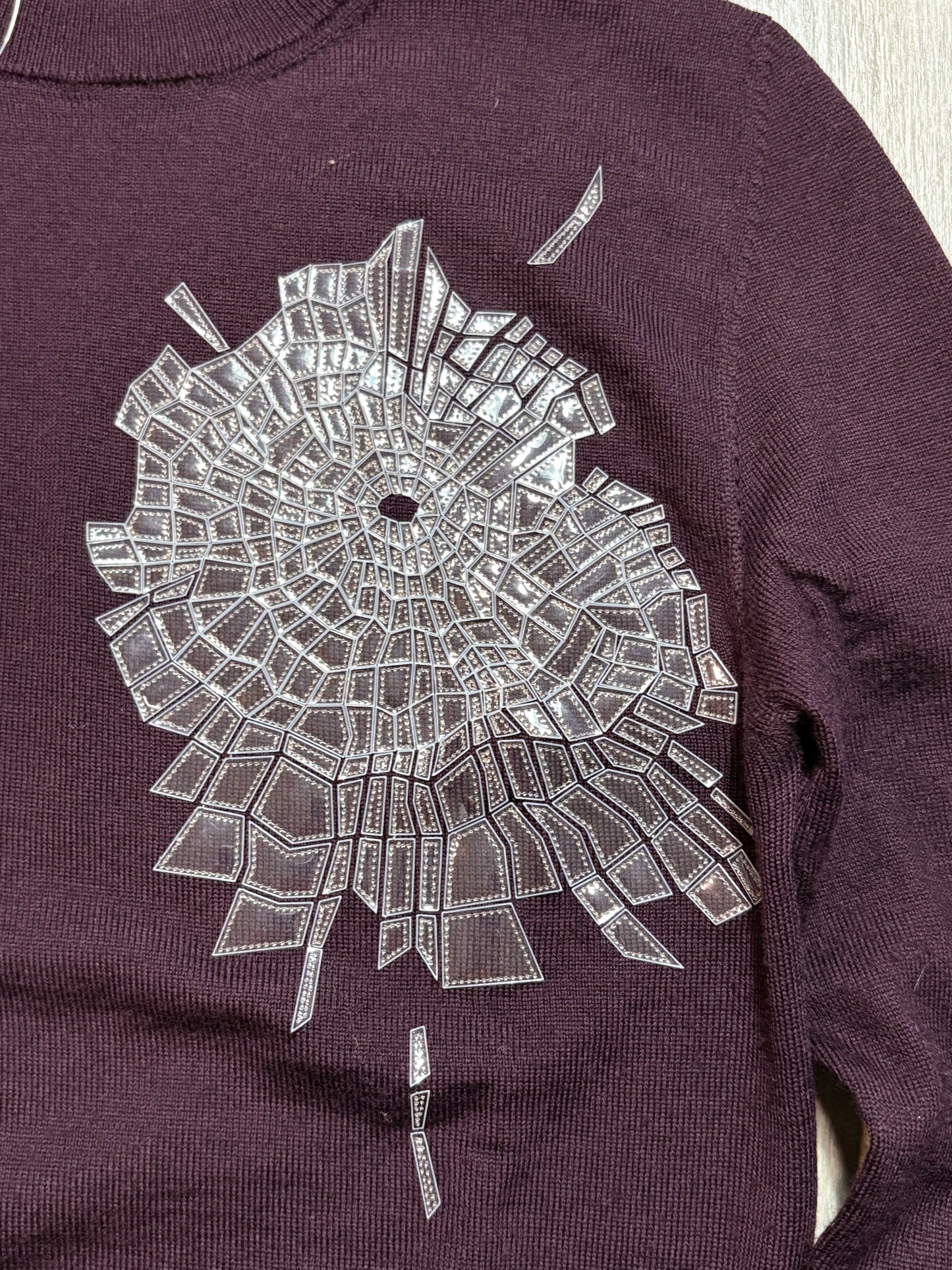 Dior Homme AW08 Rouge Broken Heart Sweater