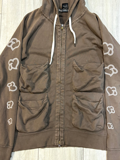 Number (N)ine SS06 1/200 Crying Heart Cargo Zip Up