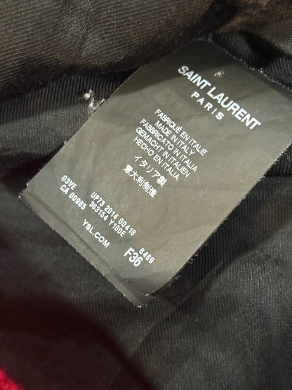 Saint Laurent Paris FW14 Leopard Teddy Jacket