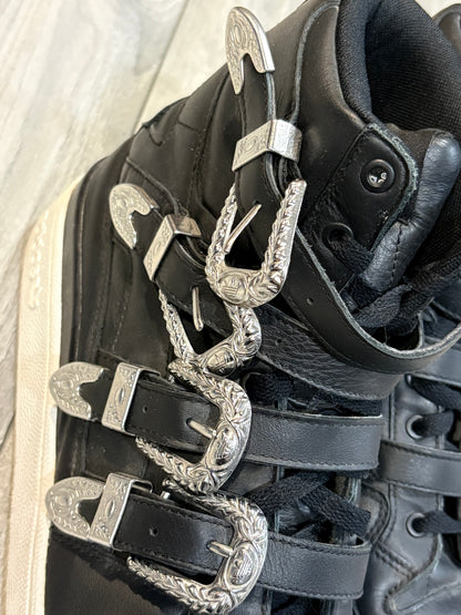 Jermey Scott X Adidas JS Forum Silver Buckle Hi Tops
