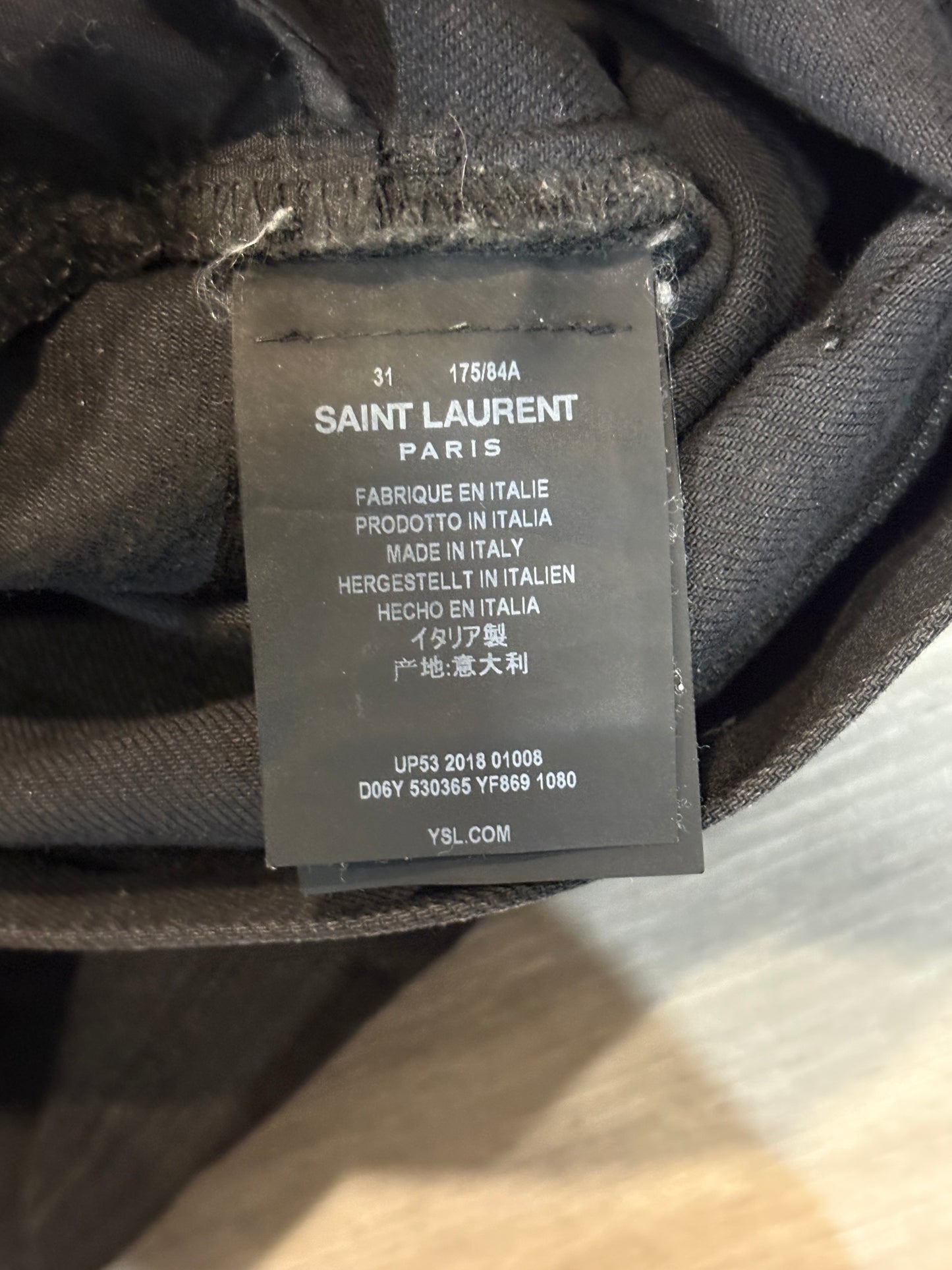 Saint Laurent Paris FW18 D17 Bootcut Denim