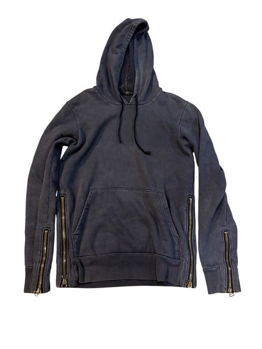 Balmain AW10 Double Zip Hoodie