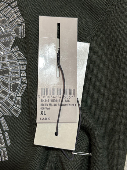Dior Homme AW08 Vert Broken Heart Sweater