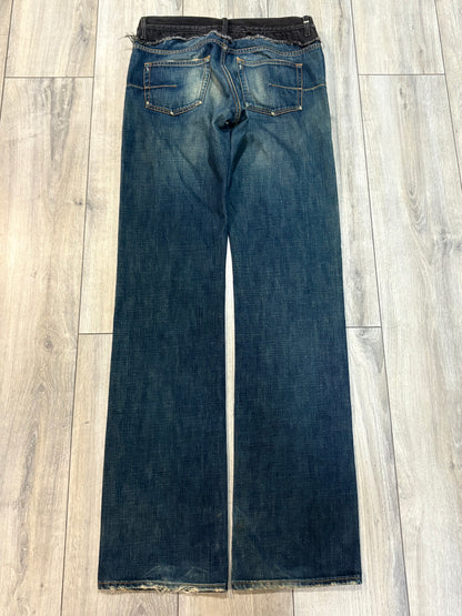 Dior Homme AW06 Cummerbunds Denim