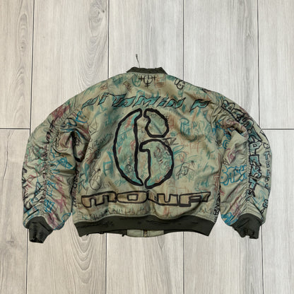 Mowalola Graffiti Bomber Jacket
