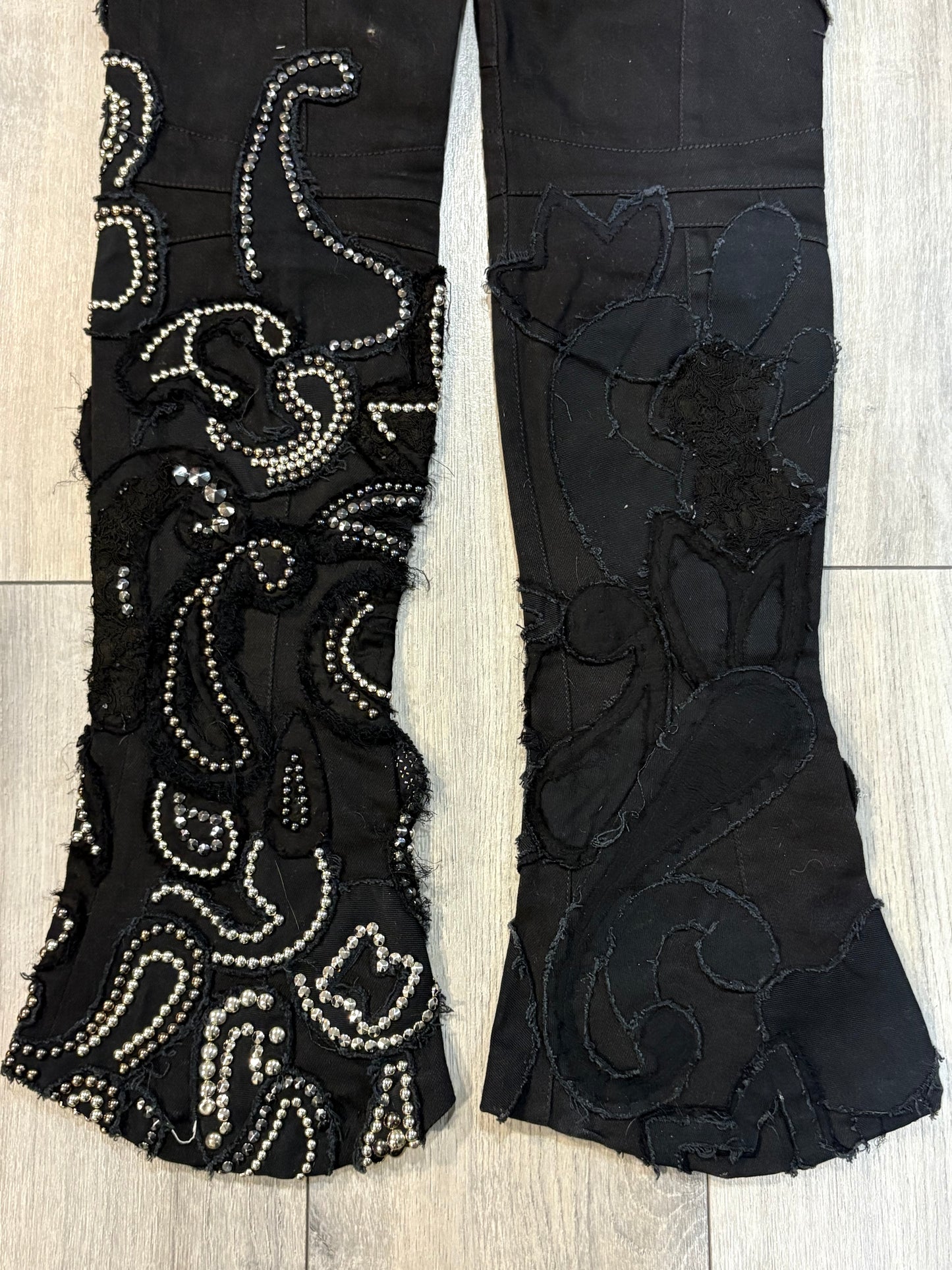Balmain SS09 Ankh Studded Flares