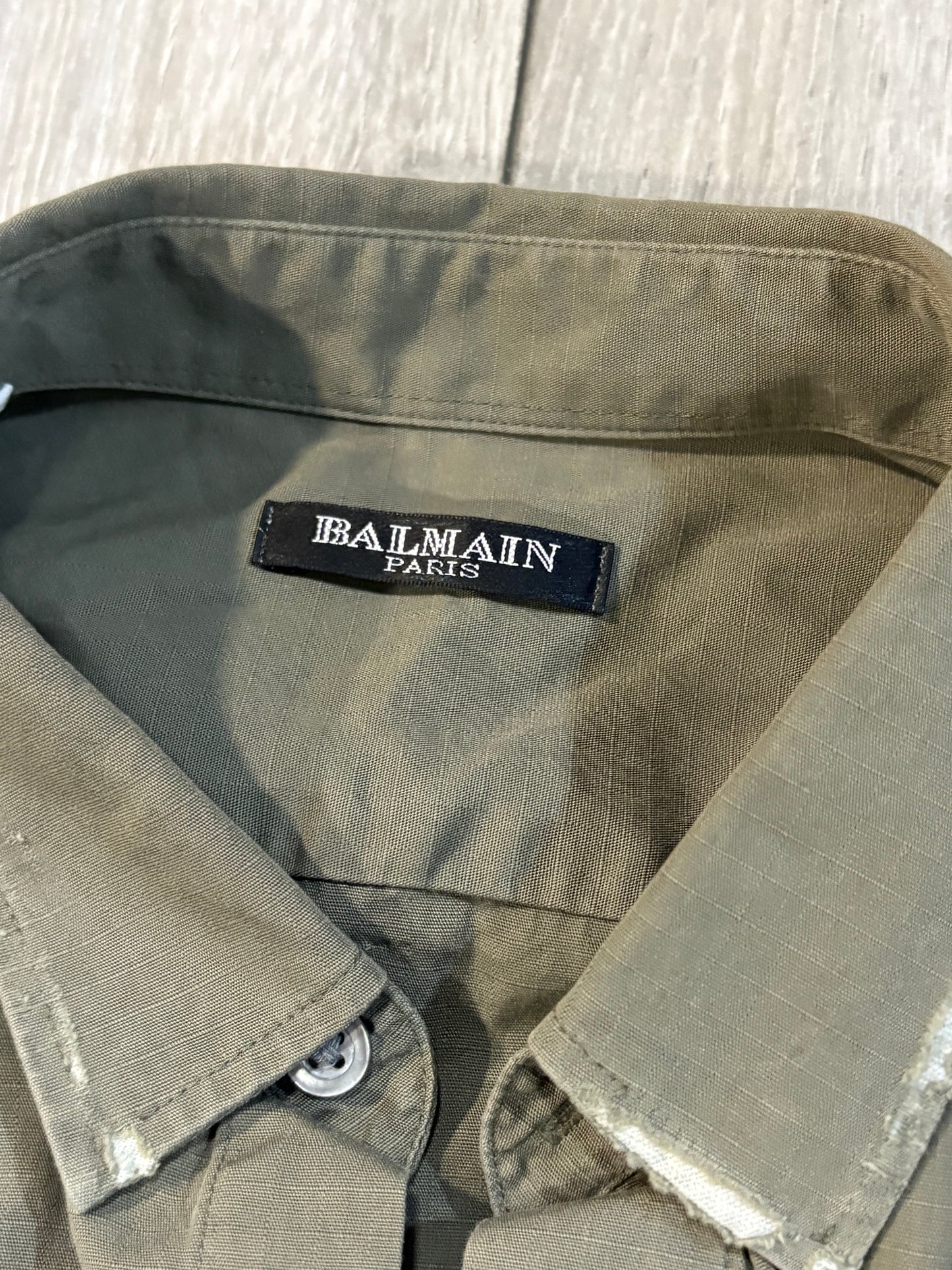 Balmain SS10 Military Button Up