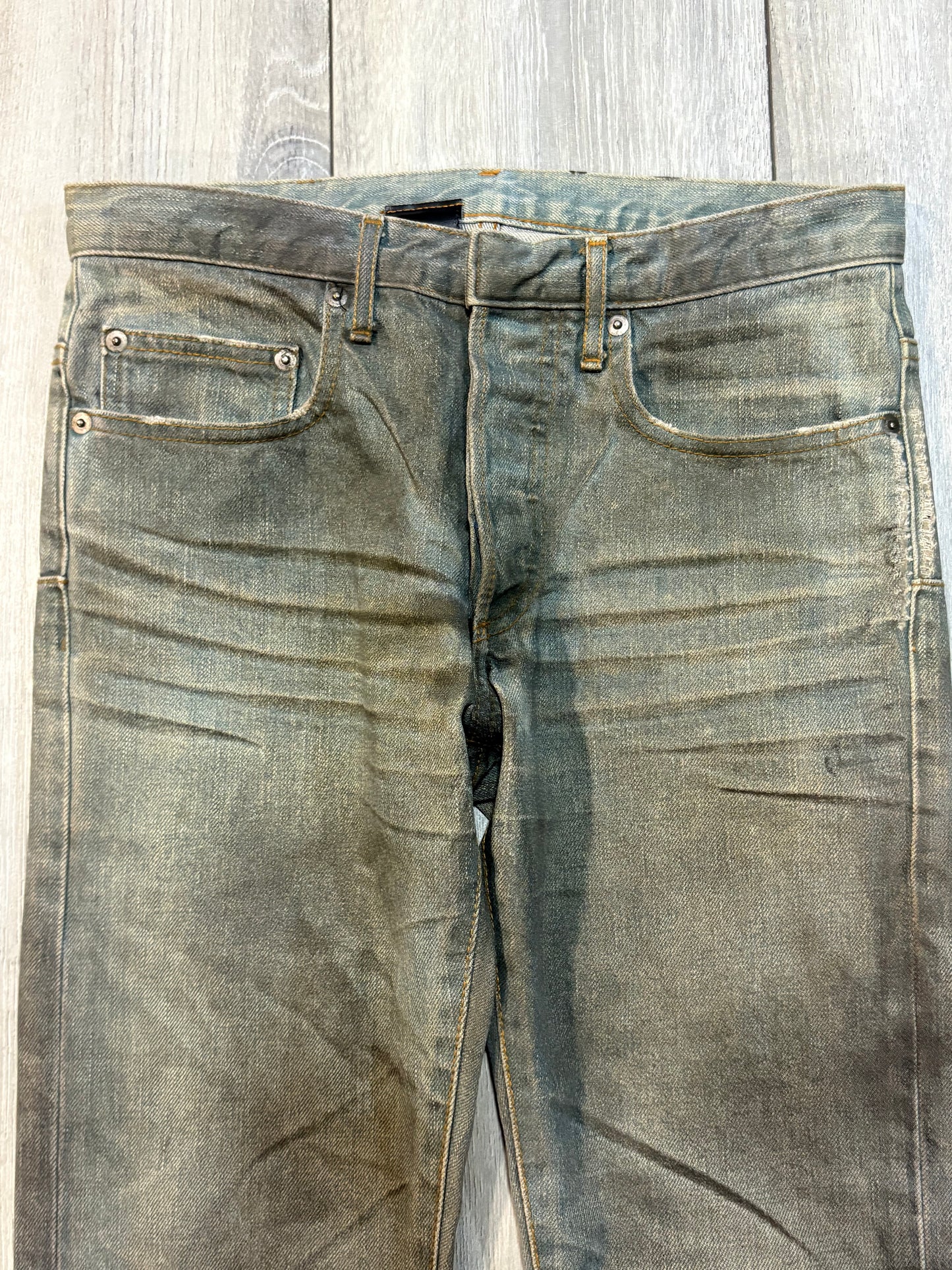 Dior Homme SS04 Dirty Bleu Clair Denim
