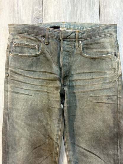 Dior Homme SS04 Dirty Bleu Clair Denim