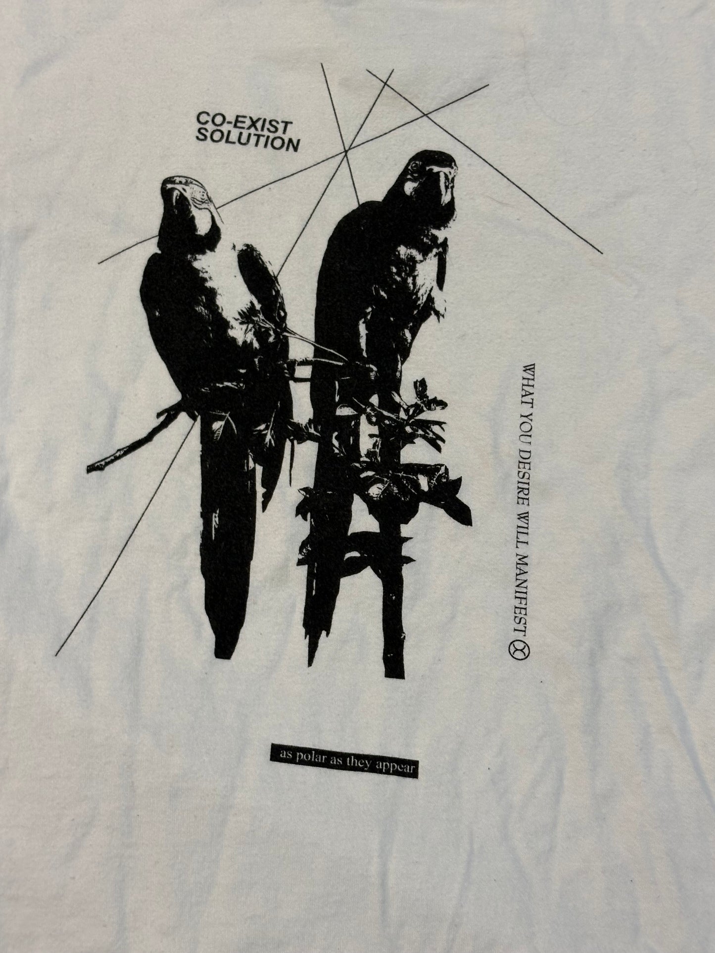 Raf Simons Limited Edition 2005 Co-Exist Solutions Shirt