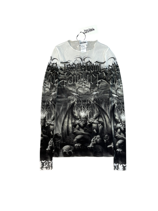 Jean Paul Gaultier Satan Mesh Top