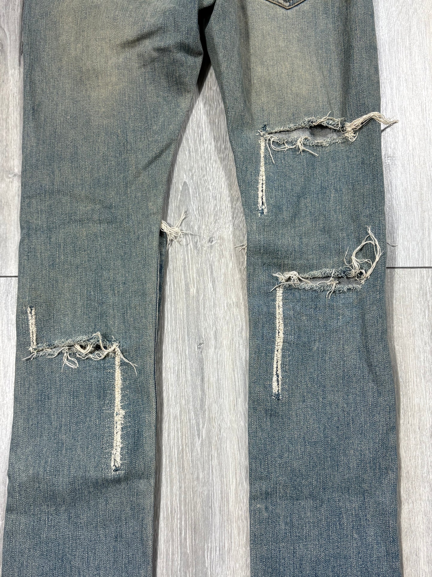 Saint Laurent Paris SS15 Knife Slit D02 Denim