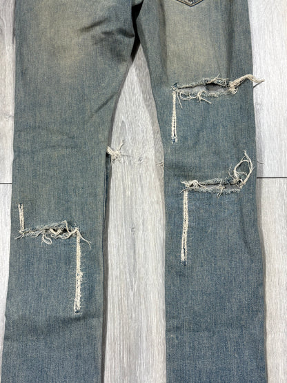 Saint Laurent Paris SS15 Knife Slit D02 Denim
