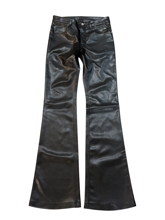Rick Owens FW20 Faux Leather Bootcut pants