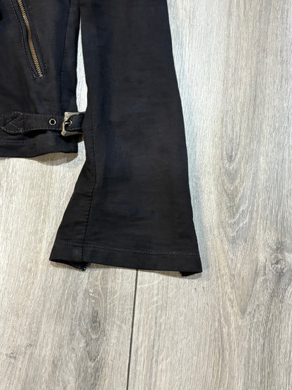 14th Addiction Flared Sleeve Dual Zipper Biker Zip Up