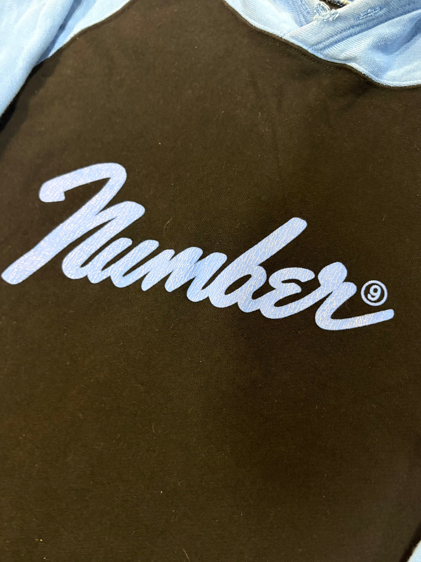 Number (N)ine AW05 Blue Fender Hoodie