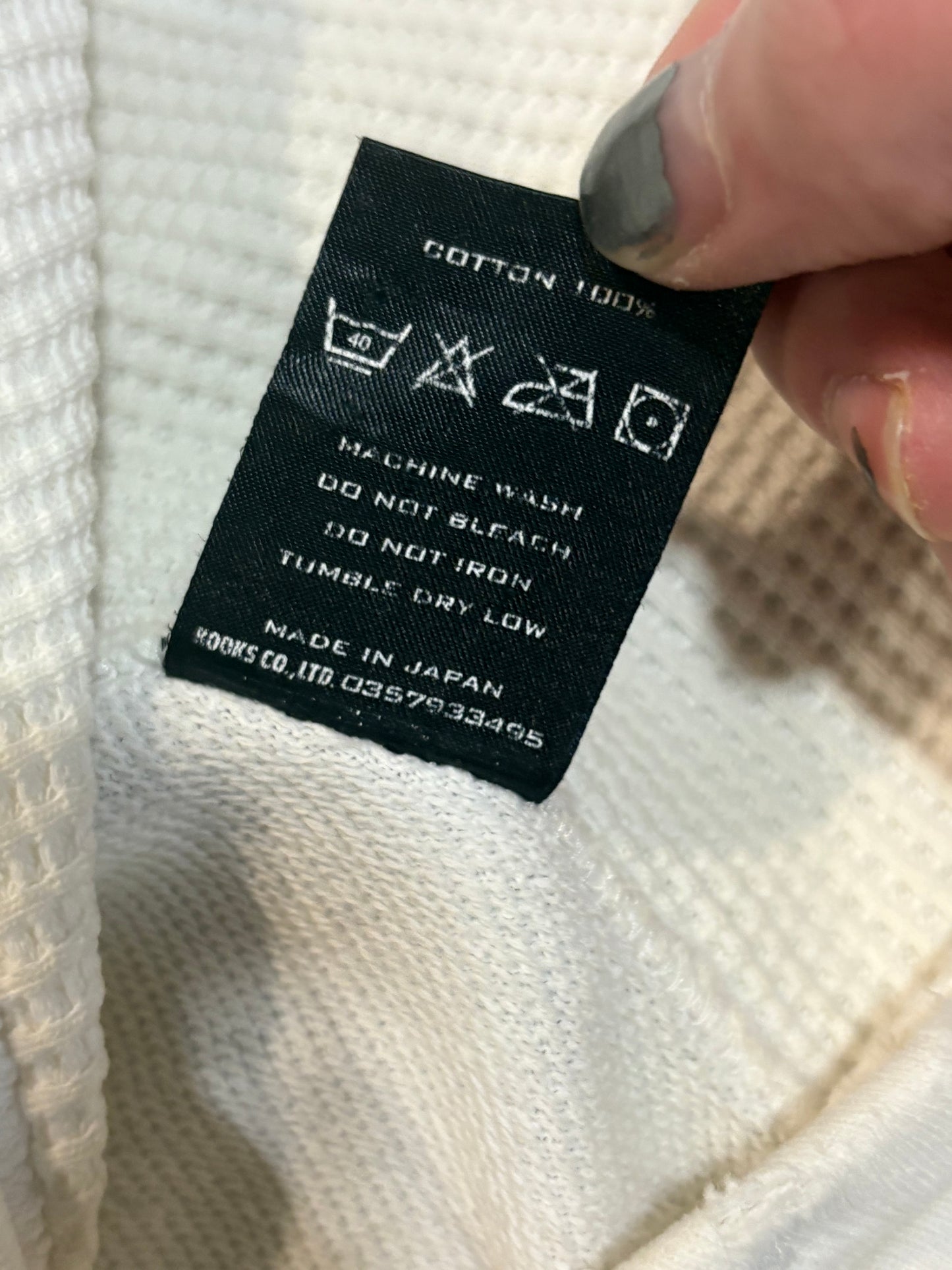 Number (N)ine SS04 White Double Skull Pullover