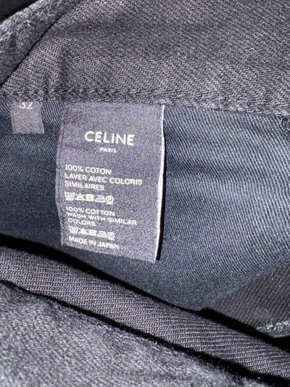 Celine SS19 SL001 Black Denim
