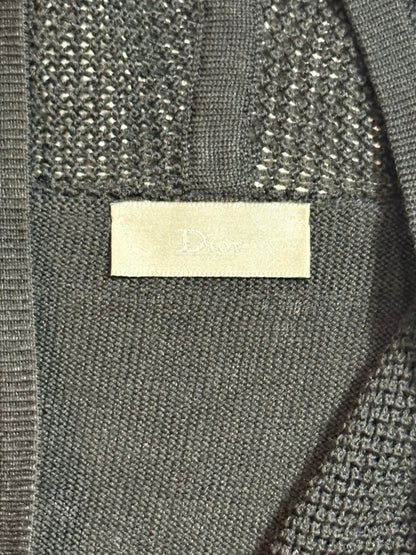 Dior Homme SS04 Strip Mesh Hoodie