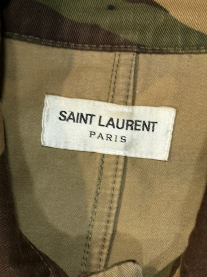 Saint Laurent Paris SS15 Psych Rock Fringed Military Jacket