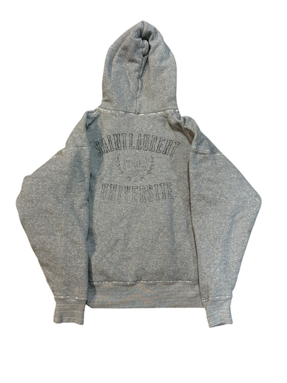 Saint Laurent Paris 2022 Distressed University Hoodie
