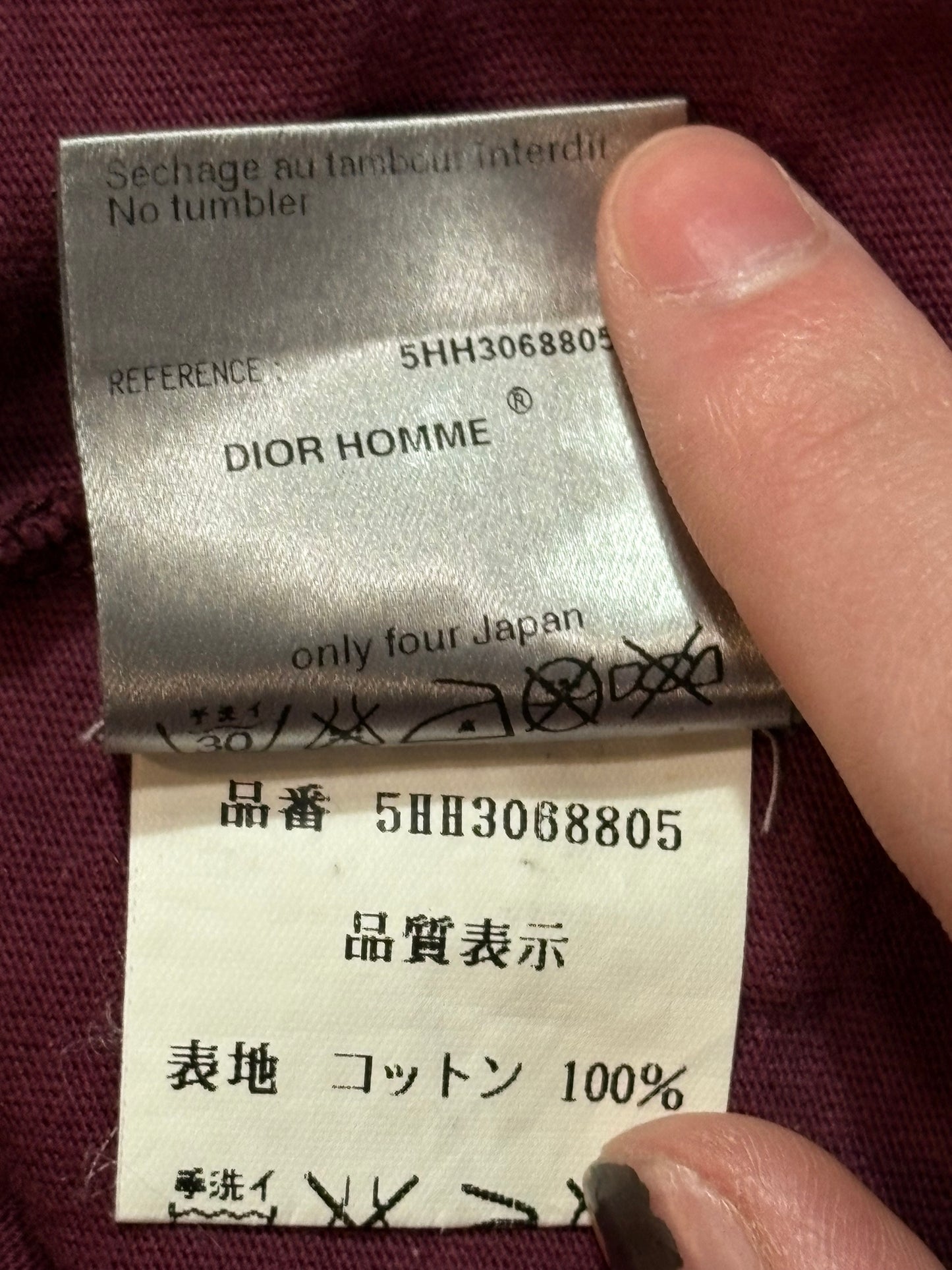 Dior Homme AW05 Red The End Shirt