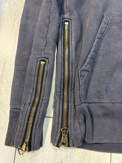 Balmain AW10 Double Zip Hoodie