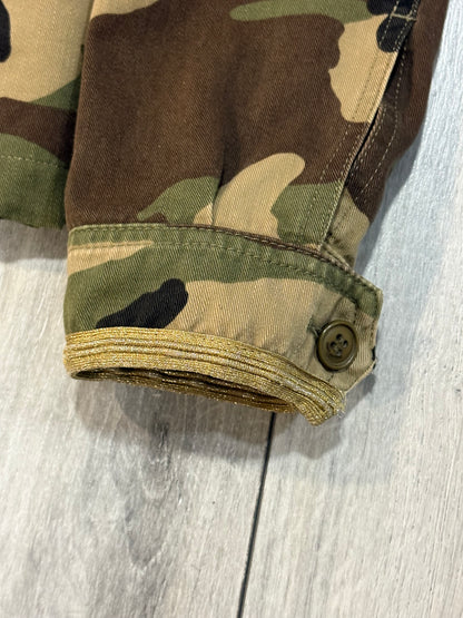 Saint Laurent Paris SS15 Psych Rock Fringed Military Jacket