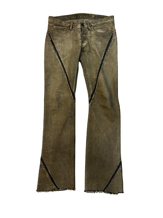 Rick Owen’s FW07 Exploder Dust Spiral Denim