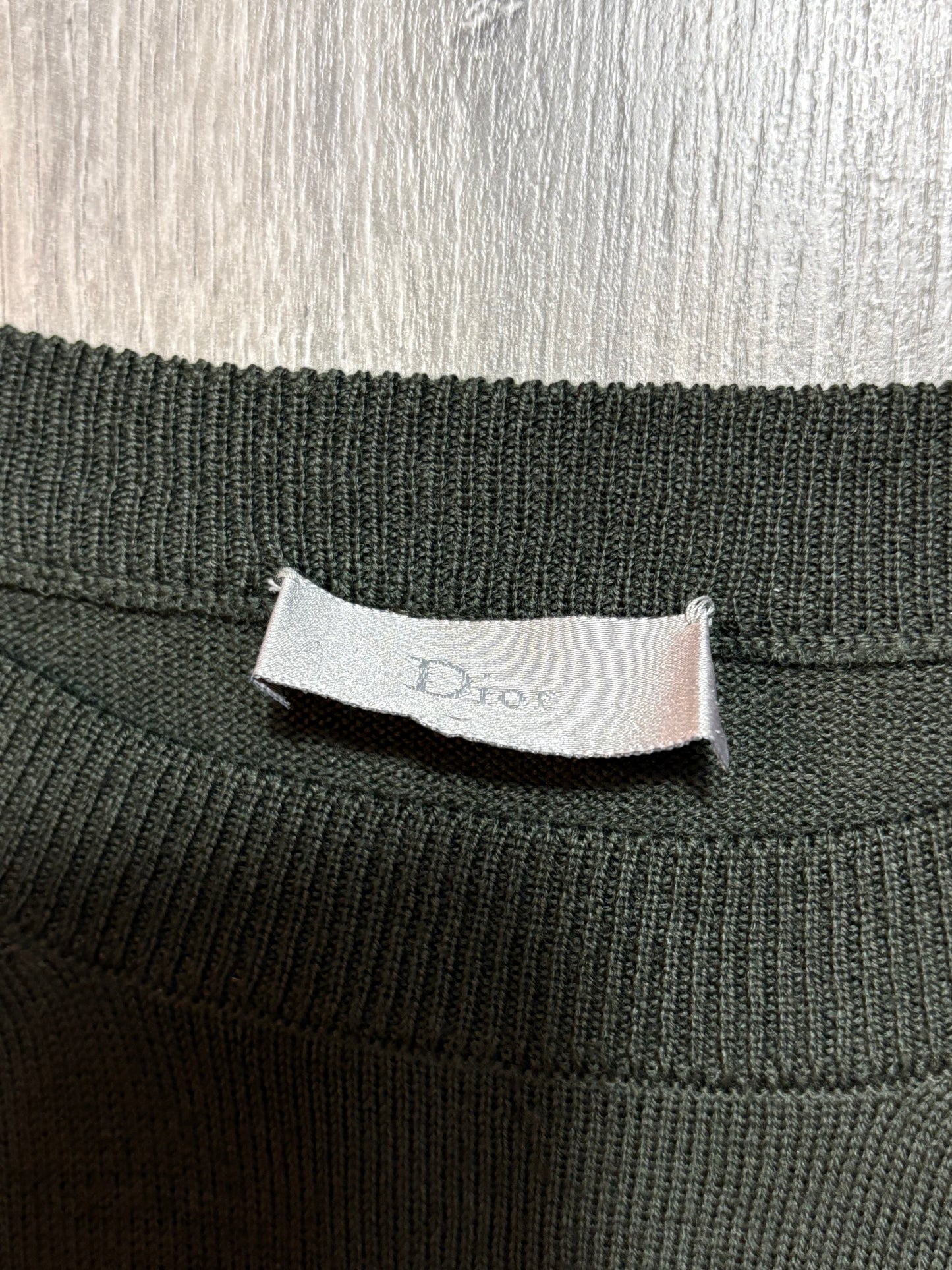 Dior Homme AW08 Vert Broken Heart Sweater