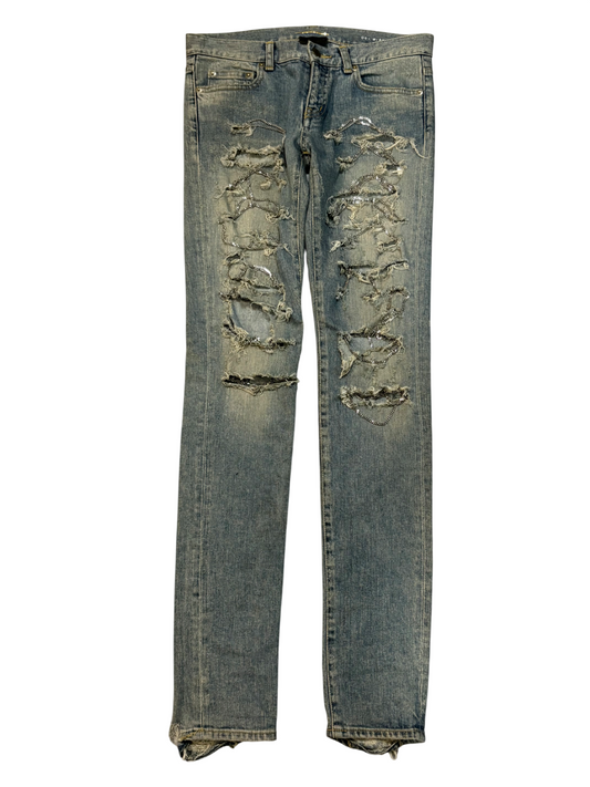 Saint Laurent Paris AW13 Chain Denim