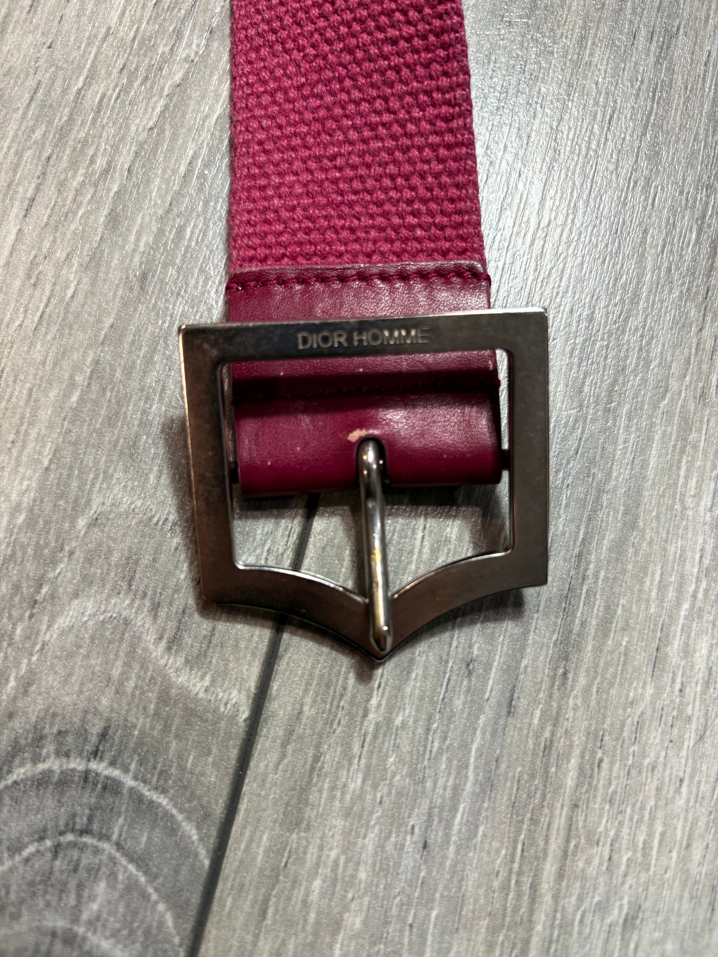 Dior Homme SS05 ‘Beck’ Pink D Point Belt