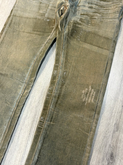 Dior Homme SS04 Waxed Bleu Clair Denim