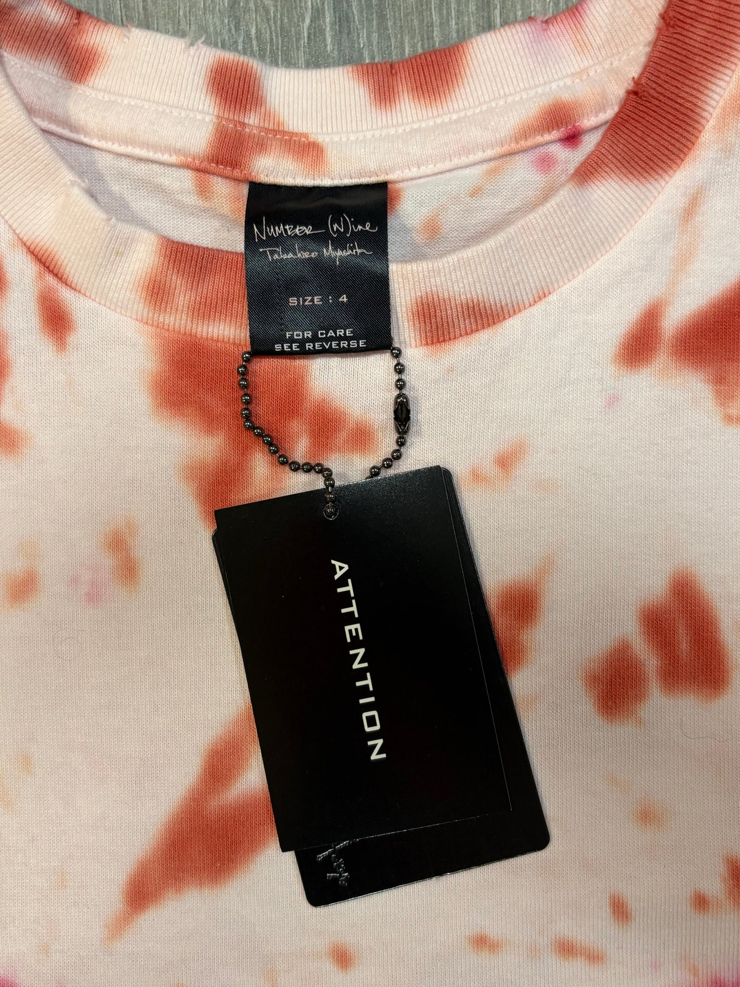 Number (N)ine SS06 Charles Manson Tie Dye Shirt