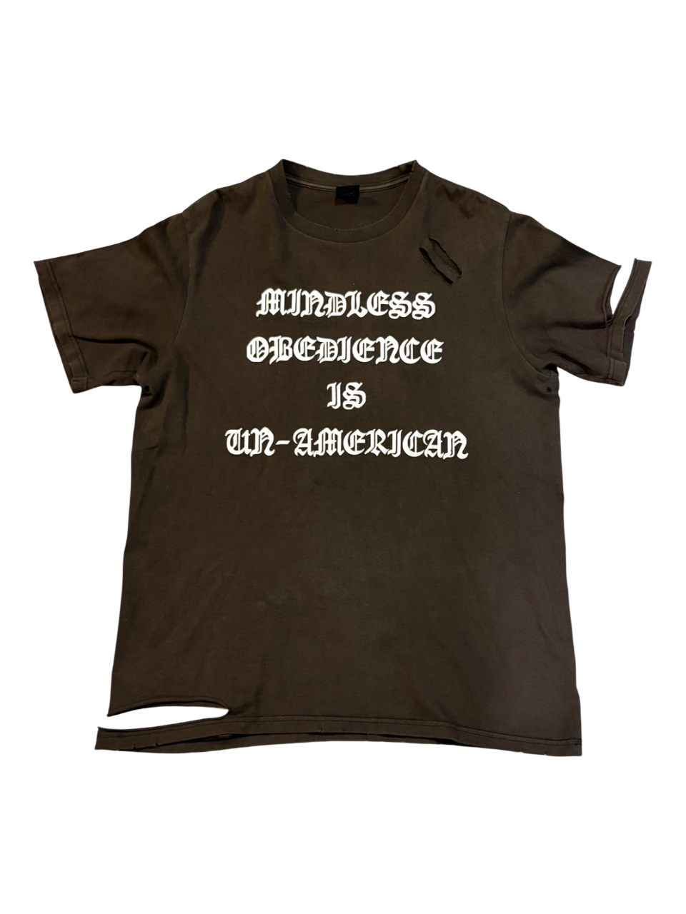 Number (N)ine AW04 Mindless Obedience Shirt