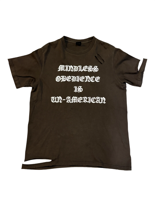 Number (N)ine AW04 Mindless Obedience Shirt